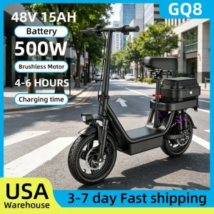 Folding Electric Bike, 500W Peak Motor