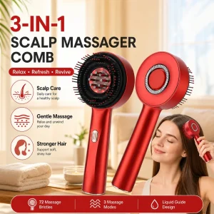 Electric Massage Comb Portable Red Light
